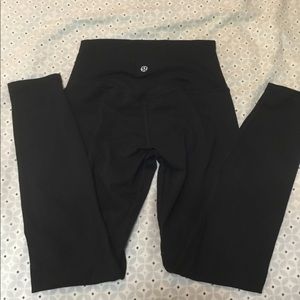 black high rise DUPES lululemon leggings